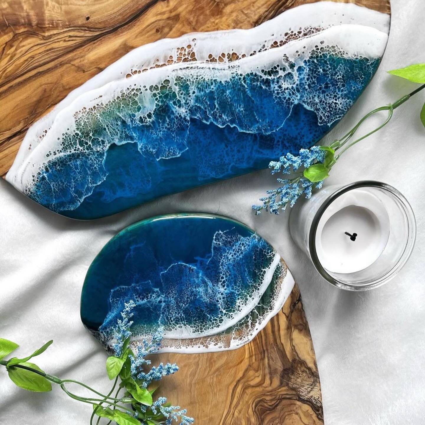 Olive Grazing ® Ocean Serving Board