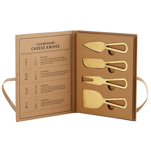 Gold Cheese Knife Gift Set