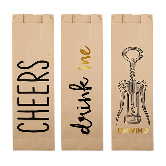 Wine Paper Bag Set